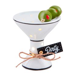 Light-Up Dish Sitter - Martini