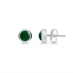 Earring – Green Onyx