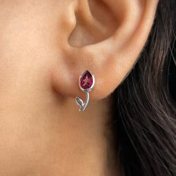 Earring – Garnet