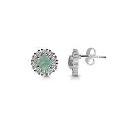 Earring – Green Kyanite