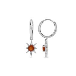 Earring – Orange Kyanite