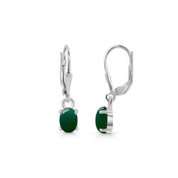 Earring – Green Onyx