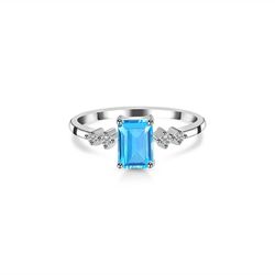 Ring – Swiss Blue Topaz