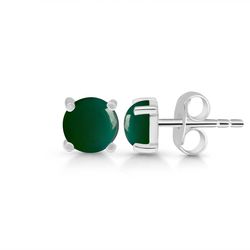Earring – Green Onyx
