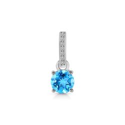 Pendant – Swiss Blue Topaz