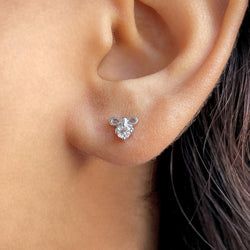 Earring – White Topaz