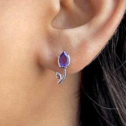 Earring – Amethyst