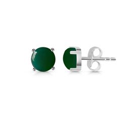 Earring – Green Onyx
