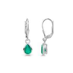 Earring – Green Onyx