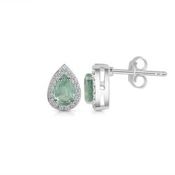 Earring – Green Kyanite