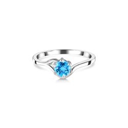Ring – Swiss Blue Topaz