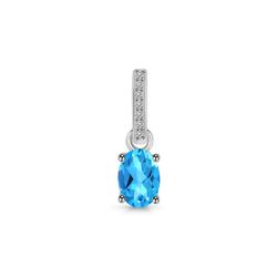 Pendant – Swiss Blue Topaz