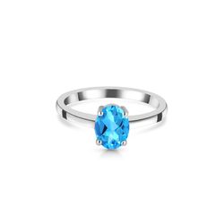 Ring – Swiss Blue Topaz