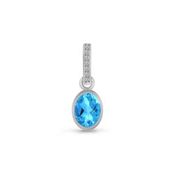 Pendant – Swiss Blue Topaz