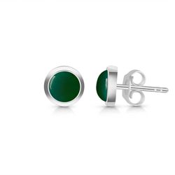 Earring – Green Onyx