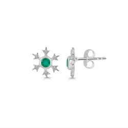 Earring – Green Onyx