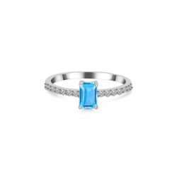 RING – Swiss Blue Topaz