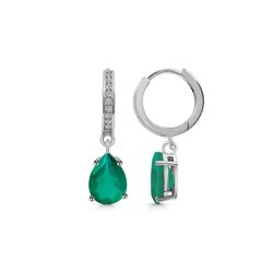 Earring – Green Onyx