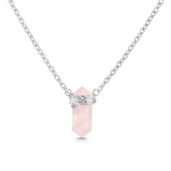 Necklace – Rose Quartz