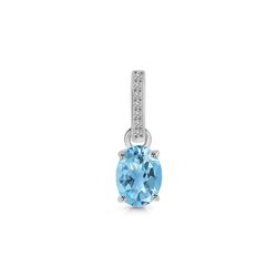 Pendant – Blue Topaz