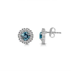 Earring – London Blue Topaz
