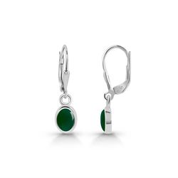 Earring – Green Onyx