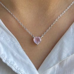 Necklace – Rose Quartz