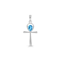 Pendant – Swiss Blue Topaz