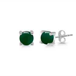 Earring – Green Onyx