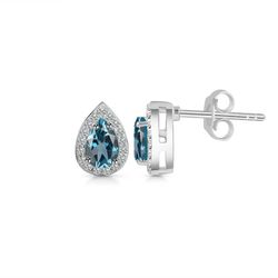 Earring – London Blue Topaz