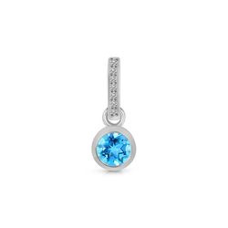 Pendant – Swiss Blue Topaz