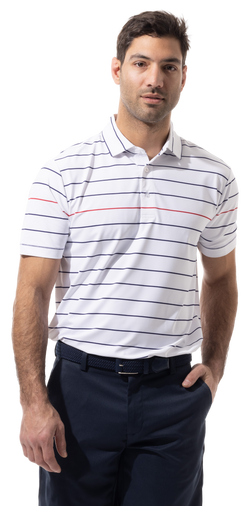 Color – WHITE NAVY RED STRIPE