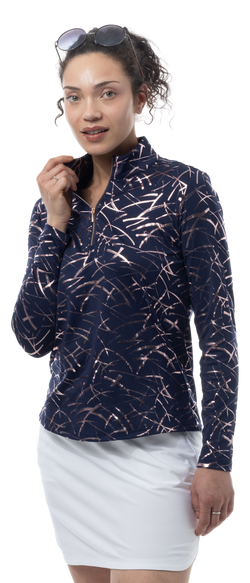SolShine Prints – HALLEY. NAVY ROSE GOLD