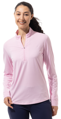 ROSE QUARTZ MELANGE STRIPE