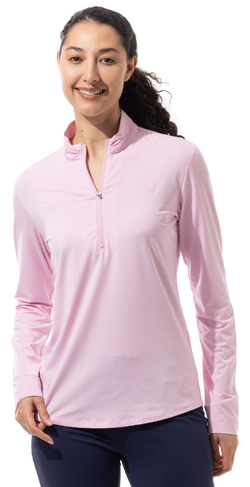 Color – ROSE QUARTZ MELANGE STRIPE
