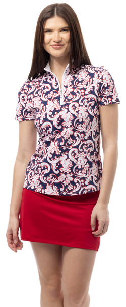 PAISLEY PARK. NAVY RED