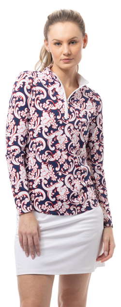 PAISLEY PARK. NAVY RED