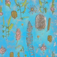 Printed Scrub Top – Banksia Adrift