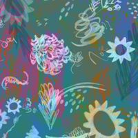 Womens Printed Scrub Pants – Daintree