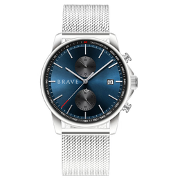 Model – Silver-Dark Blue