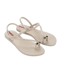 Ipanema glam ring sandal – BEIGE