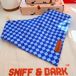 Design – Checker Blue