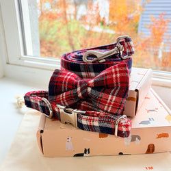 Crimson Navy Plaid