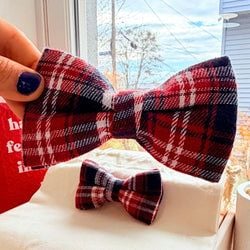 Crimson Navy Plaid