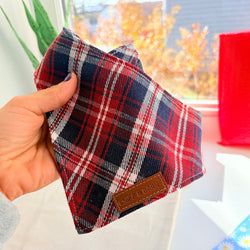 Design – Crimson Navy Plaid
