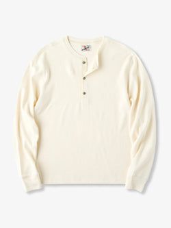 【週末値下げ】kinema waffle henley neck shirt M 新品未使用】kinema waffle henley neck shirt M Men's Waffle