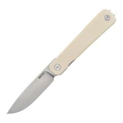 Ivory G10 Handle | Bead Blast Finished 14C28N Steel Blade Palfrey 135L-GT