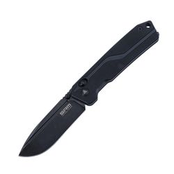 Black G10 Handle / Black Stonewash Finished 10Cr Blade Rubik 7228L-GB