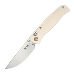 Medal – White G10 Handle / Stonewash Finished 10Cr Blade Medal 255L-GT