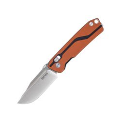 Orange G10 handle / D2 brushed blade 7228-GJ